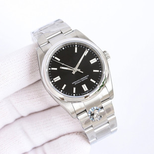 Foreign Trade Products Aliexpress Men's and Women's Business Casual Laojia Stainless Steel Mechanical 3-Pin Steel Band Watch Wholesale