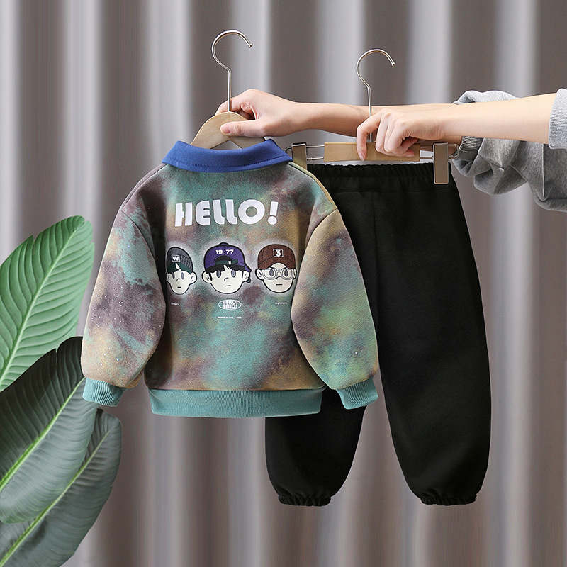 7782 traje de camisa POLO para niños primavera 2025 nuevo estilo estilo occidental ropa de celebridades de Internet para niños primavera y otoño traje de dos piezas primavera