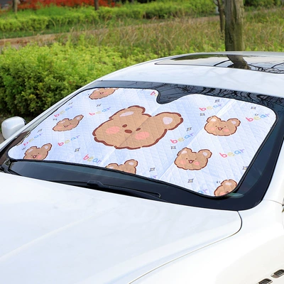 front sunshade aluminum film Summer: Sun shade