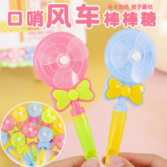 口笛扇風機の小さい贈り物のおもちゃの口笛の小さい贈り物の卸売りのロリポップの風車の口笛