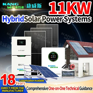 Hybrid Solar system Kit 11kW Home PV Power Generation System