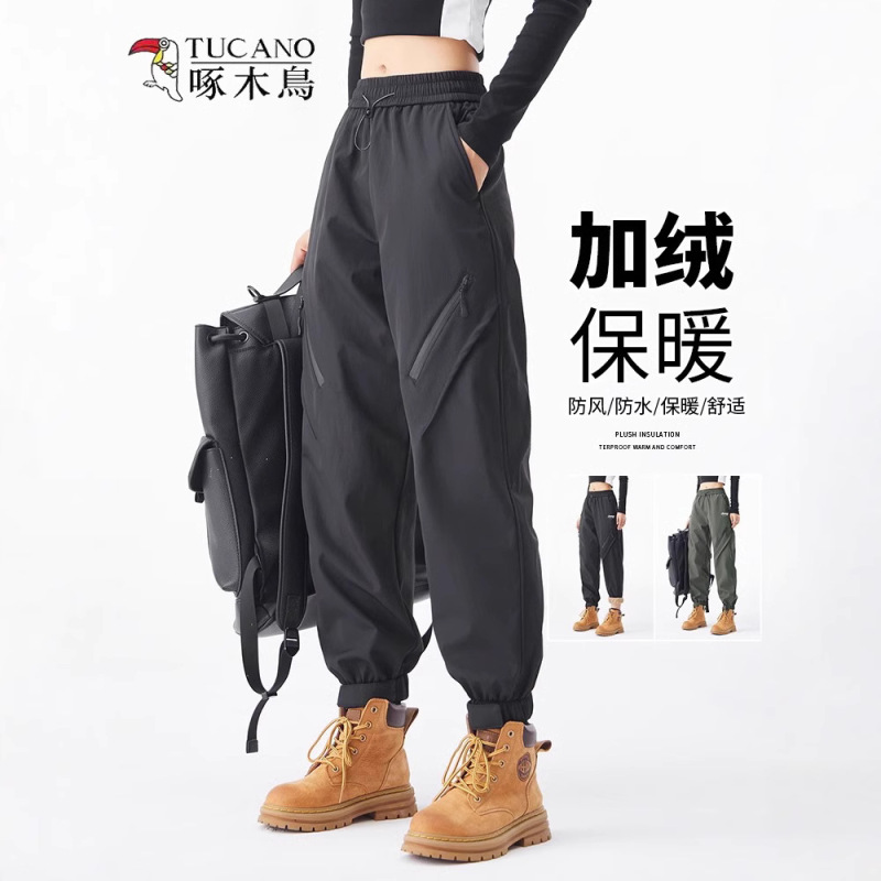 Woodpecker Craft Pants for Men and Women New Autumn and Winter Fashion Brand Waterproof Casual Sports Straight Leg fleece-lined Rush Pants Woodpecker Craft Pants for Men and Women New Autumn and Winter Fashion Brand Waterproof Casual Sports Straight Leg fleece-lined Rush Pants