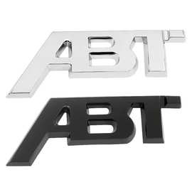 汽车装饰贴 ABT金属车贴 改装车身叶子板装饰贴个性尾标贴 侧标