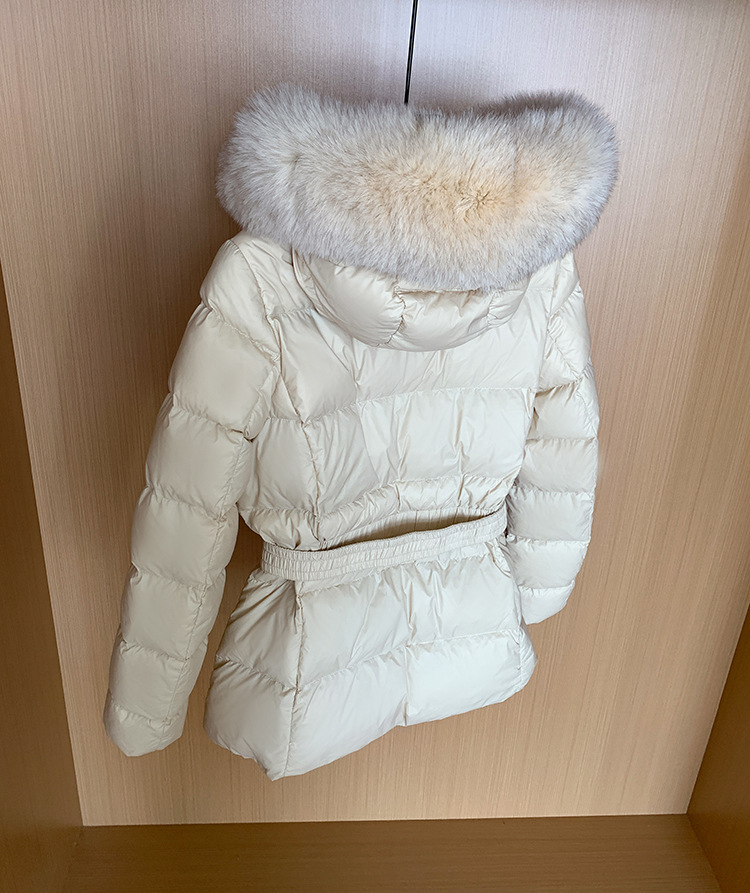 Women's Clothing fox fur collar down jacket_voghion.com