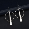 Universal fashionable earrings, European style, simple and elegant design, wholesale, wish