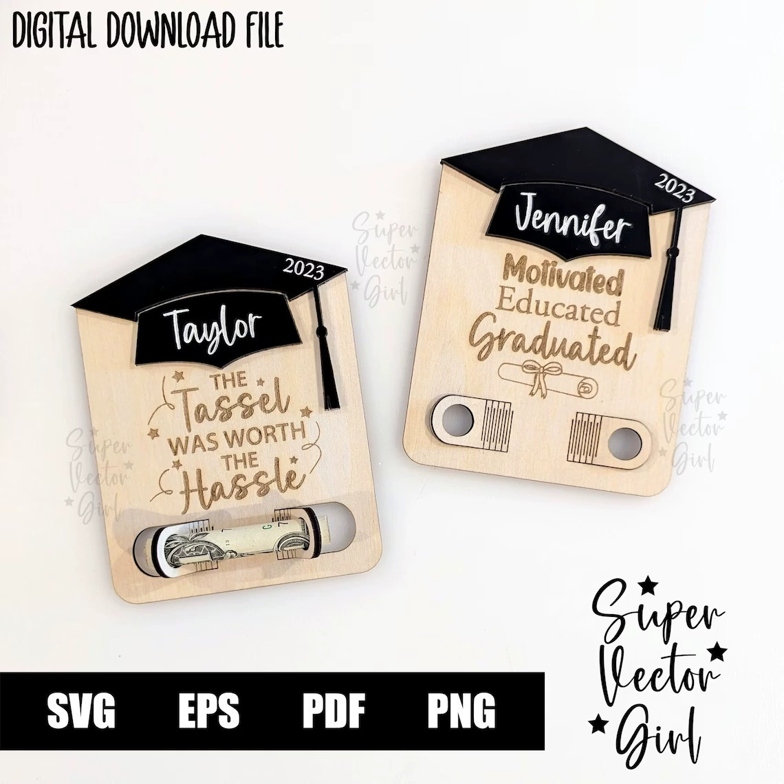 Трансграничный новый подарок для документов Дети Симпатичная подарочная карта для денежного торта Персонализированное имя Идеи для подарков на выпускной