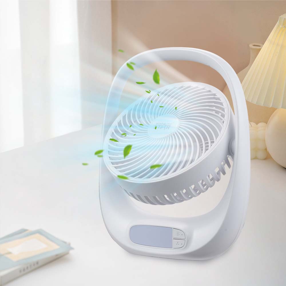 La marca Winning star es exclusivamente para comercio exterior, pequeño ventilador eléctrico con interfaz USB TYPE-C portátil de 7 pulgadas