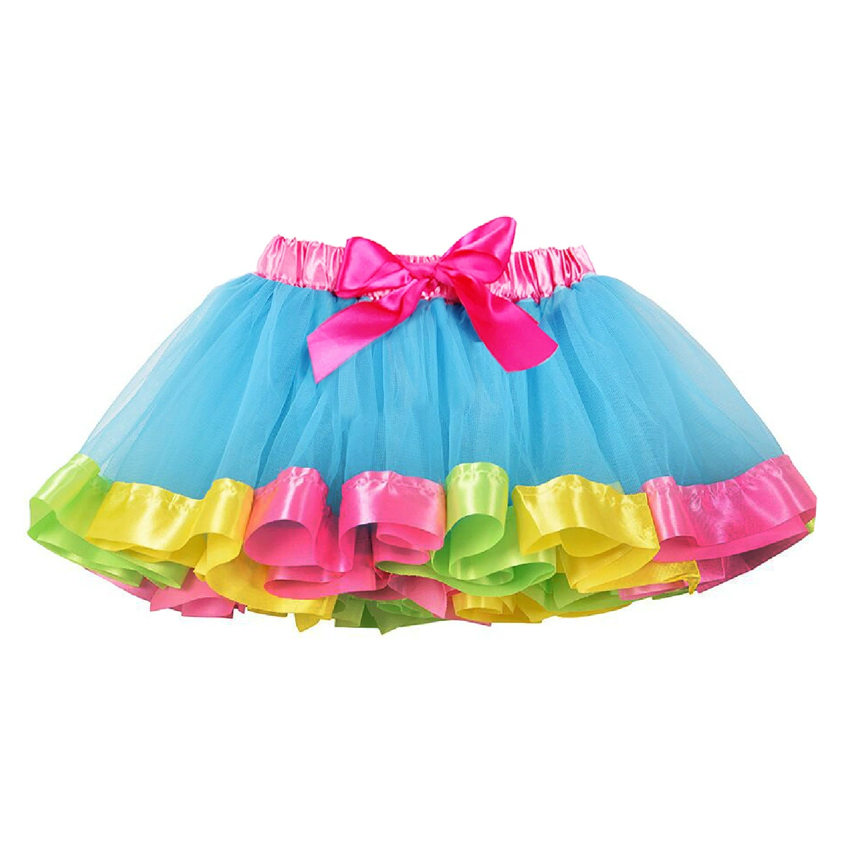 Rainbow girl's skirt, for import