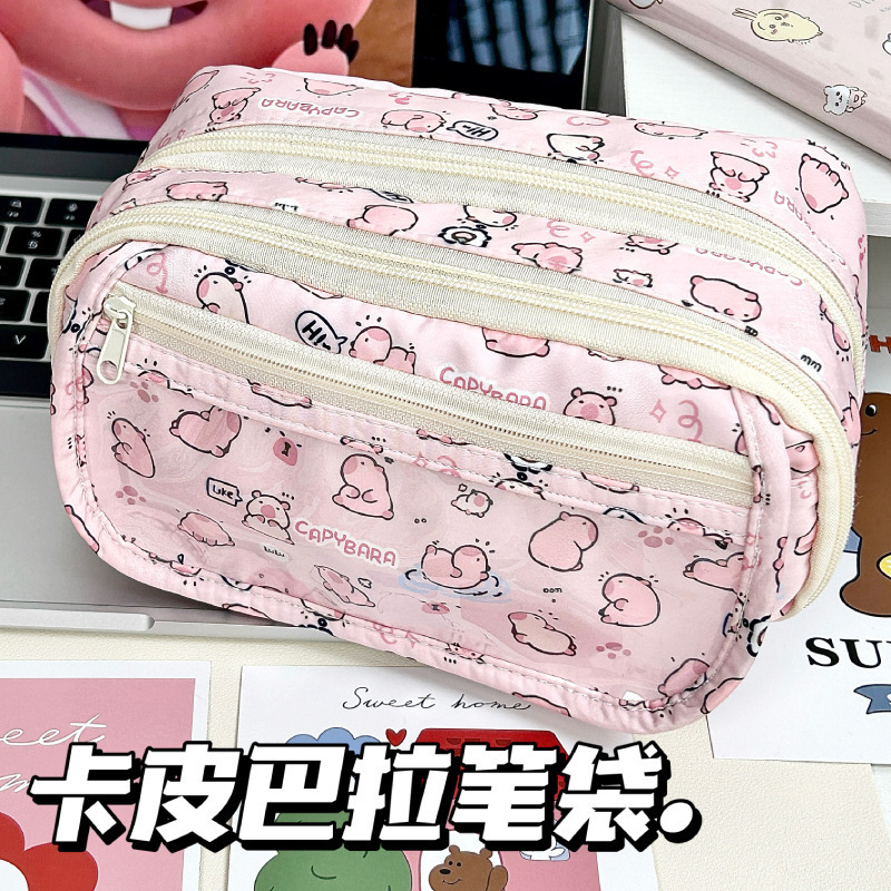 爆款拉布布痛包笔袋高颜值ins风卡通大容量初高中学生文具收纳袋|undefined