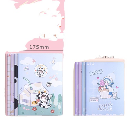 b5 rubber sleeve notebook wholesale a5 student thickened cute style notebook soft leather diary homework book