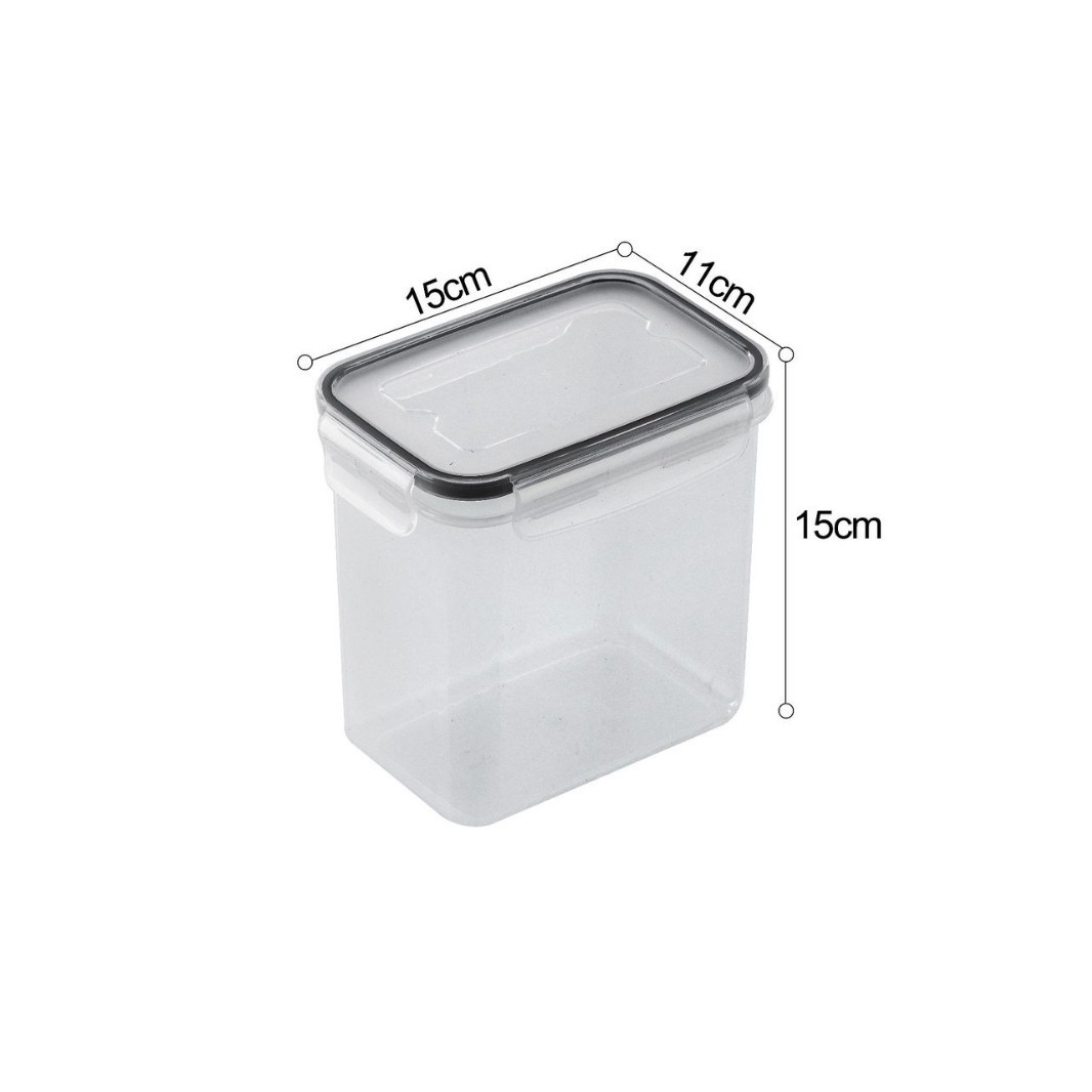 Caja de almacenamiento de juego transfronterizo Tanque sellado de cocina Refrigerador de plástico PP sellado transparente Caja de almacenamiento de alimentos nuevos