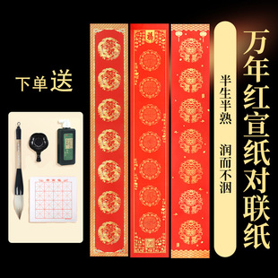 2025 New Year Spring Festival Couplets, Thickened Blank Rice Paper Handwritten Couplets, Spring Festival Painted Batik Couplets