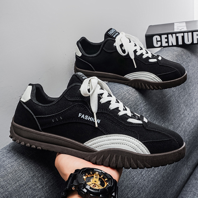 Zapatos de hombre 2026 primavera nuevo desgaste casual zapatos de moda estudiantes campus retro versátil zapatos deportivos ligeros