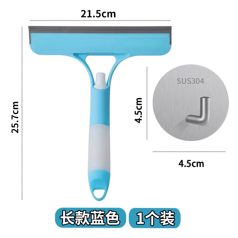 Glass cleaning tool for home use: glass shower room squeegee scraper for bathroom mirrors, windows