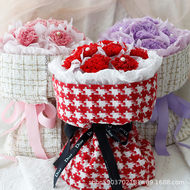 Clavones flores del día del maestro flores flores perlas eternas de Yunnan regalo de cumpleaños regalo creativo productos terminados al por mayor