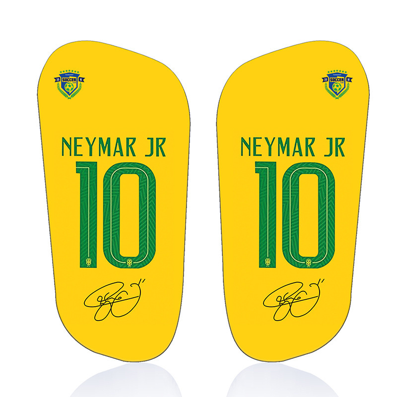 Tablero de piernas de fútbol de transferencia de sublimación 3D 2022 tema de la Copa del Mundo para adultos y niños equipo de protección de fútbol para personalizar