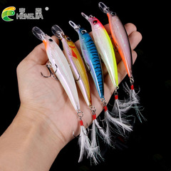 HENG JIA Heng Jia Popular Fishing Tackle 5 Color Laser Lure Artificial Bait 11cm 14g Minnow Lure
