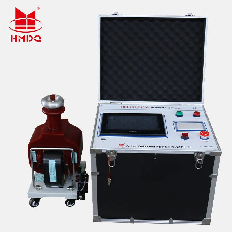 5kVA/50kV сухой испытательный трансформатор переменного тока с автоматическим операционным бокса переменного и постоянного напряжения испытательный прибор завод