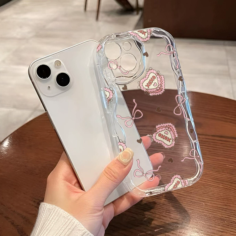 Apple, чехол для телефона с бантом, кремовый iPhone 13, защитный чехол, 13promax, iphone, женский стиль