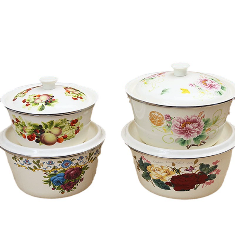 Hygienic old-fashioned enamel, tape stainless steel, increased thickness