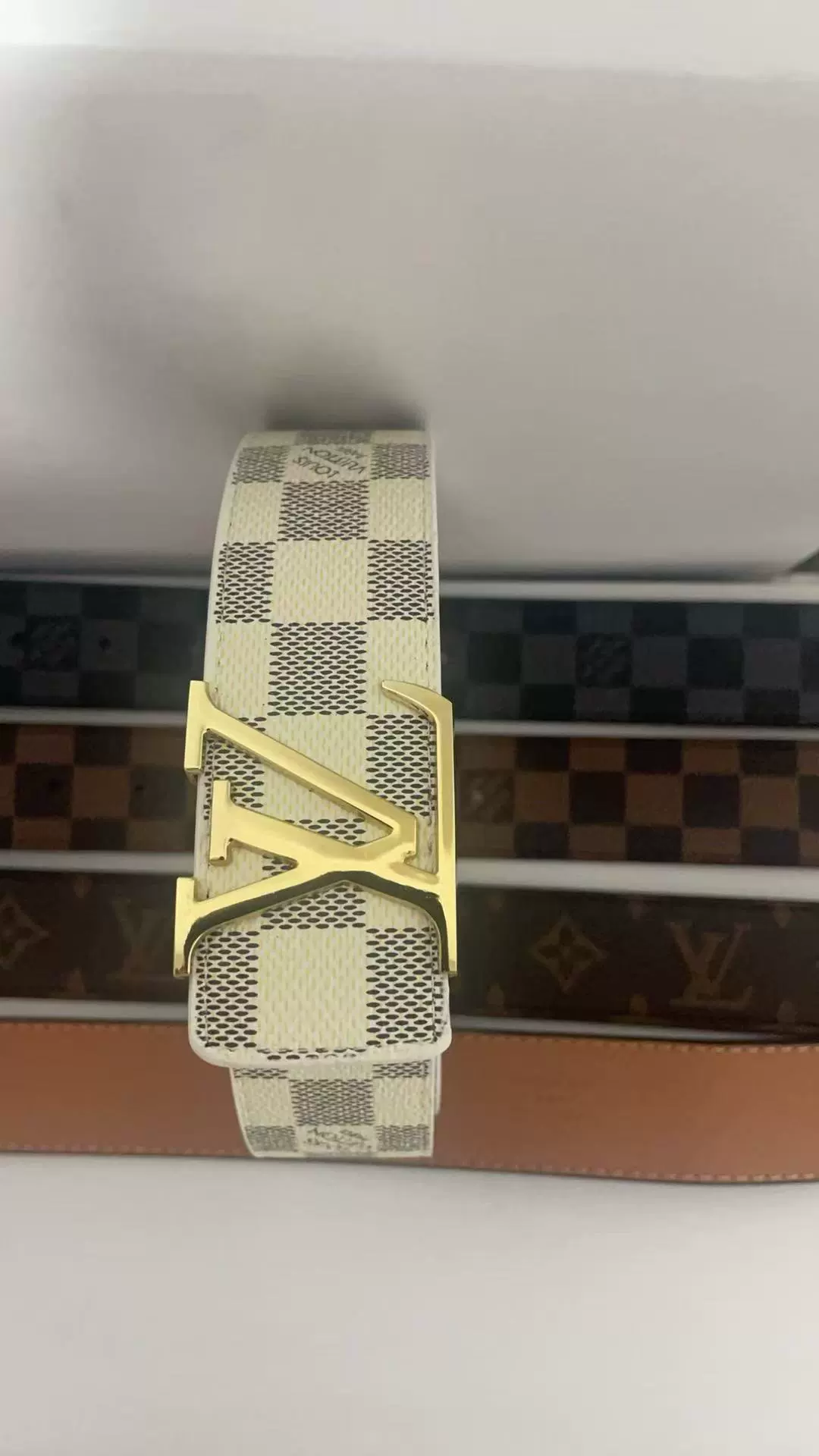 Belt with letters, high-quality style