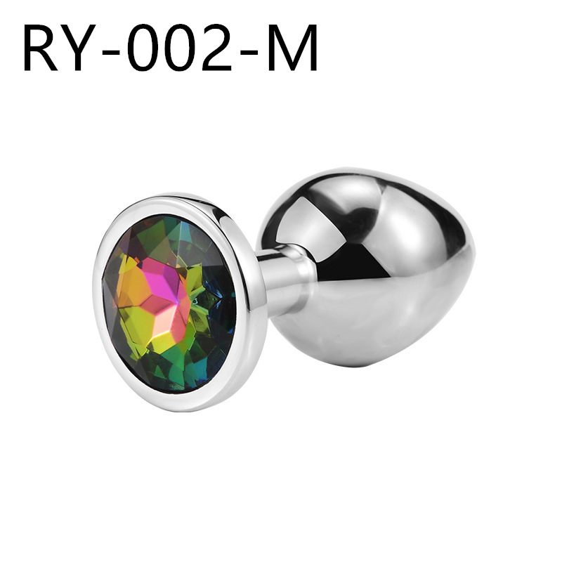 Volver corte metal anal plug adulto hombres y mujeres SM compartir masturbación clímax sexy anal plug adulto suministros pequeño mediano grande