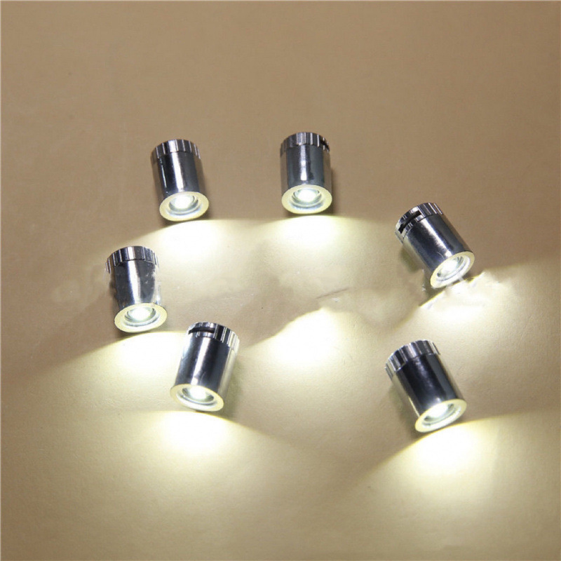 LED 小型ライトシリンダーロータリーペン芯クリスタル電子ベース発光手作り diy ロータリースイッチ電気メッキアクセサリーライト|undefined