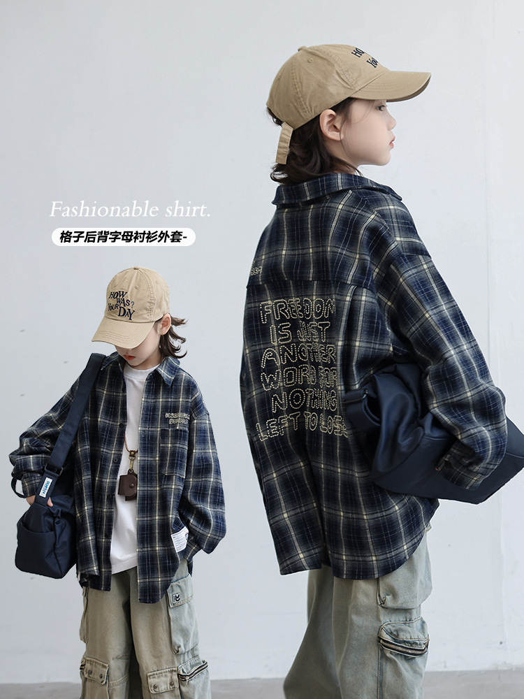 Autumn shirt for boys