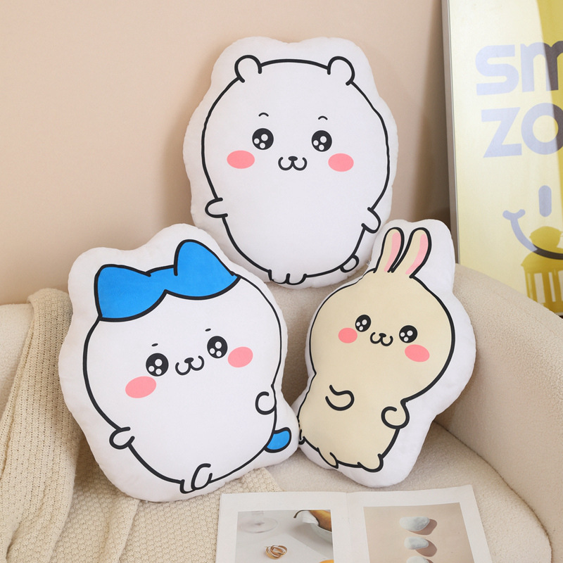 Cross-border lindo kawaii almohada sofá cojín cómic alrededor de la tienda de regalos muñeca anfitriona al por mayor