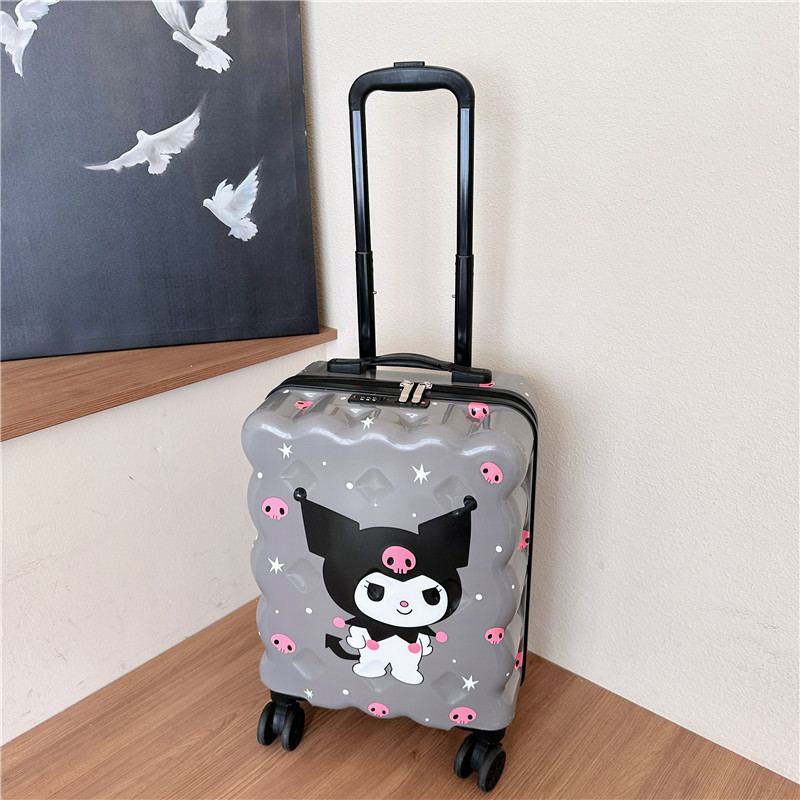 Caja de la carretilla de los niños caja de dibujos animados niños y niñas caja de la carretilla Mario trolley caso adulto coolomi maleta de 19 pulgadas