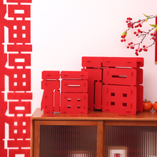 2026马年新年装饰春节过年立体福字摆件乔迁之喜装饰场景布置高档