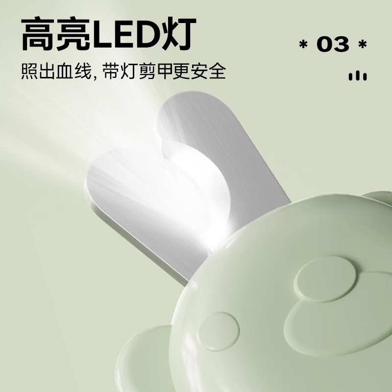 Tijeras especiales para cortaúñas para gatos, perros mascotas, gatitos, cachorros, gatitos, conejitos, garras de gato con luz, cortaúñas, artefacto