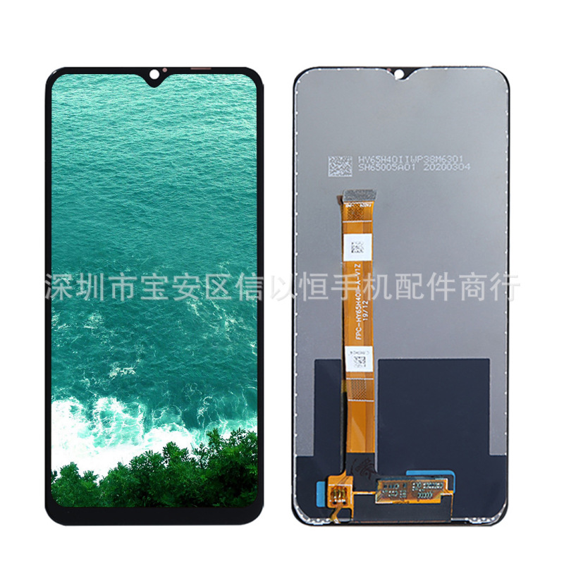OPPO A5 2020 A9 A8 A11スクリーンアセンブリRealme C3 5i 6i携帯電話液晶LCDを適用|undefined