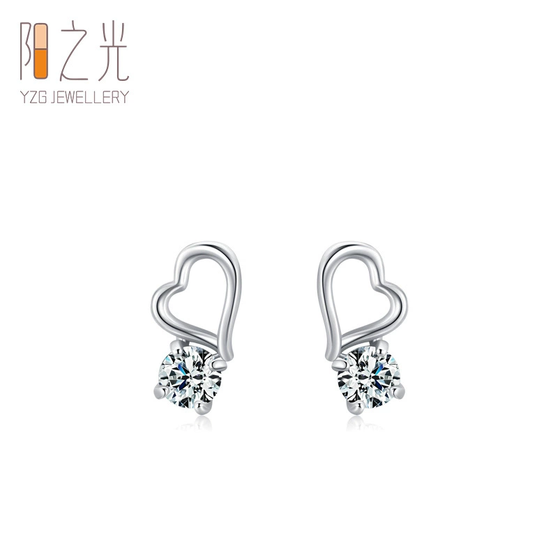 Small design fresh earrings, silver 925 sample, simple and elegant design