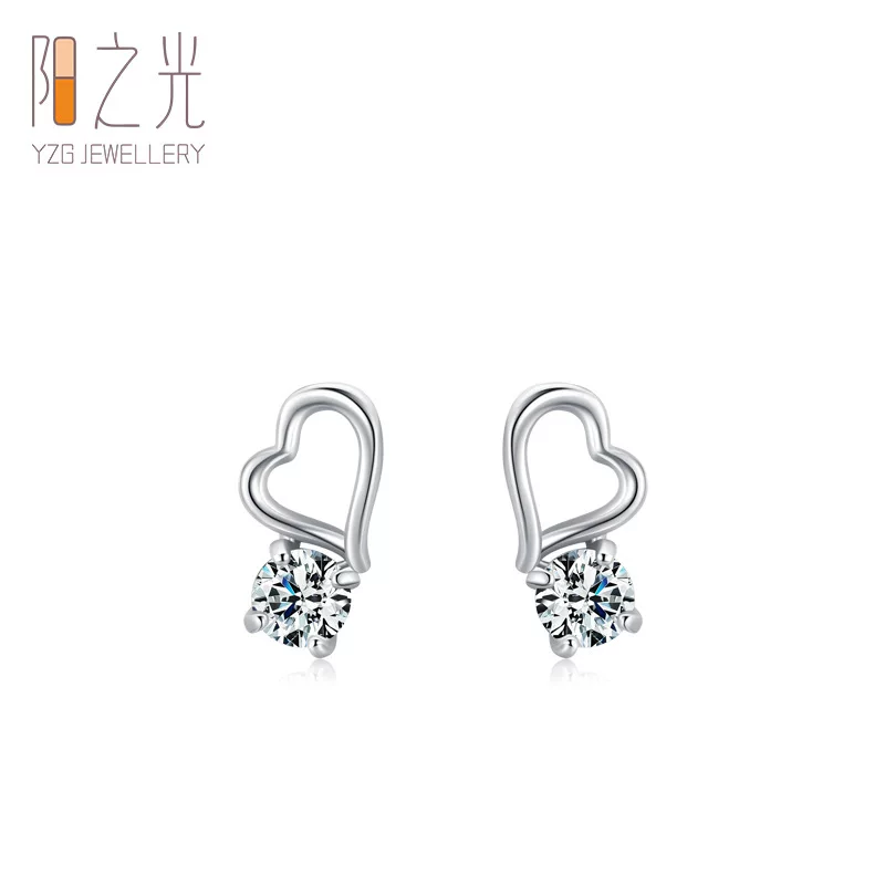 Small design fresh earrings, silver 925 sample, simple and elegant design