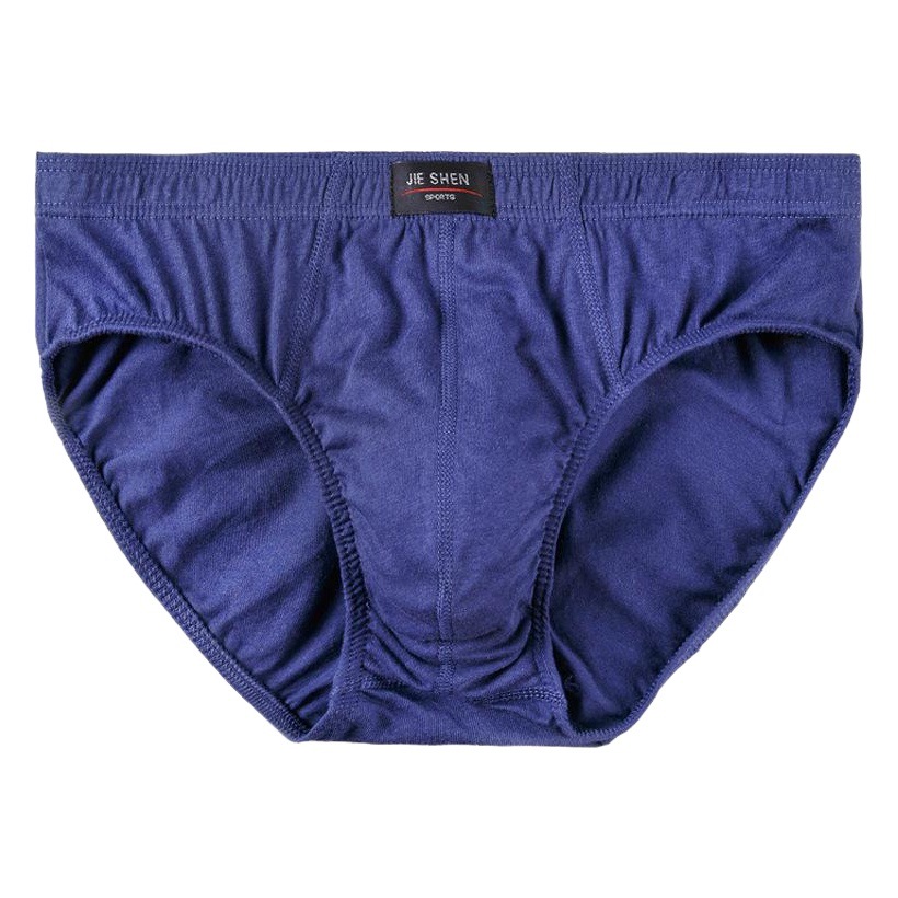 Factory Direct Sales Men's Cotton Underwear Cotton Triangle Mid-Waist Underwear Middle-Aged and Elderly Shorts Large Size Loose Four Seasons Style