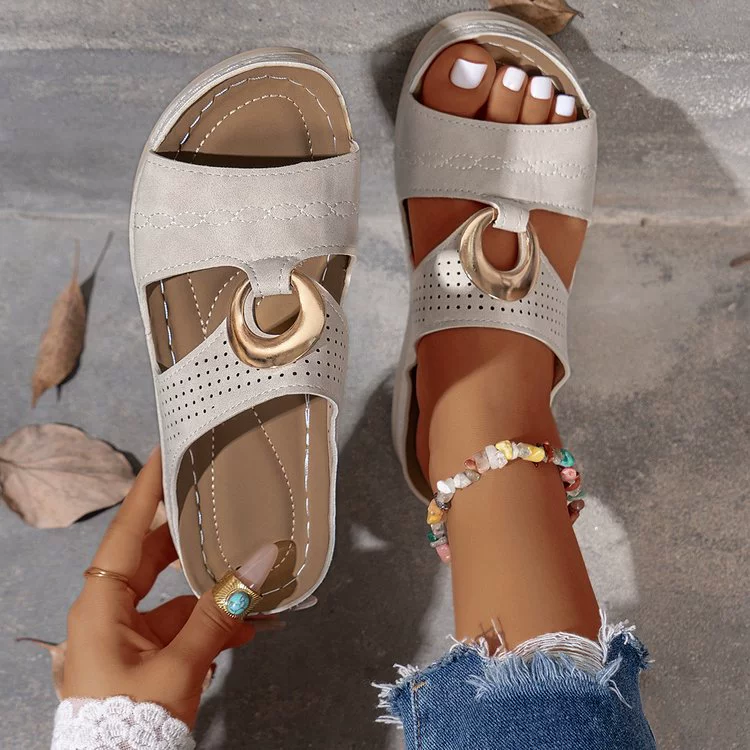 Summer slippers platform, beach shoes, plus size, 2025 years