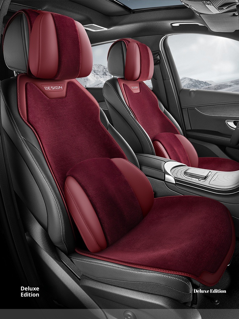 Plush Cushion Half-Pack Seat Cover Velvet Car Seat Cushion Winter Seat Cover Cross-Border E-Commerce Hot Selling Car Seat Cushion