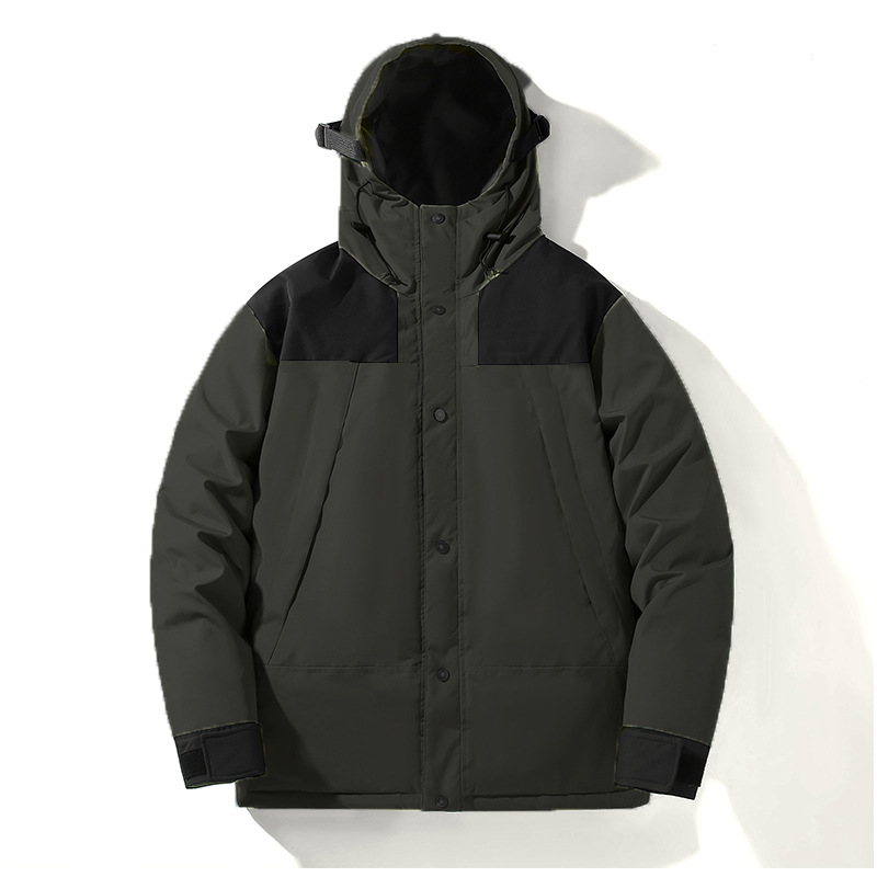 Chaqueta de plumón al por mayor 2023 invierno pato blanco abajo ropa de trabajo chaqueta engrosada chaqueta a prueba de frío ropa de trabajo de los hombres abajo chaqueta