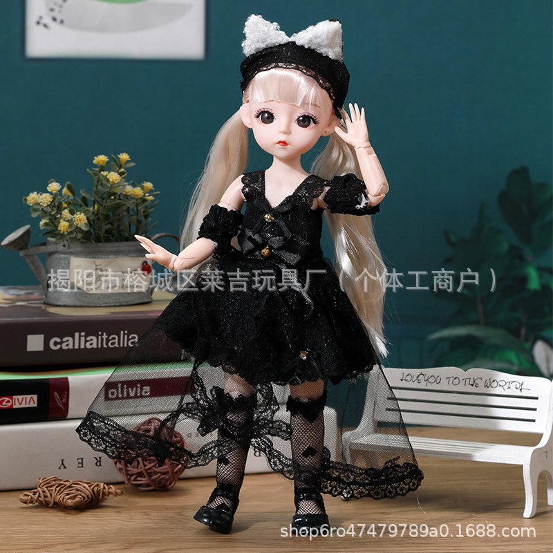 High Color Value 30cm Sweet Barbie Princess suit Girl Play Dress Up Birthday Gift in stock