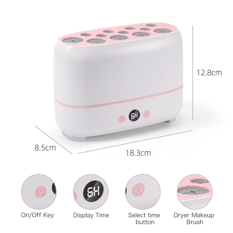 Hygienic fast universal cosmetic quick dry brush anti-dryness 4