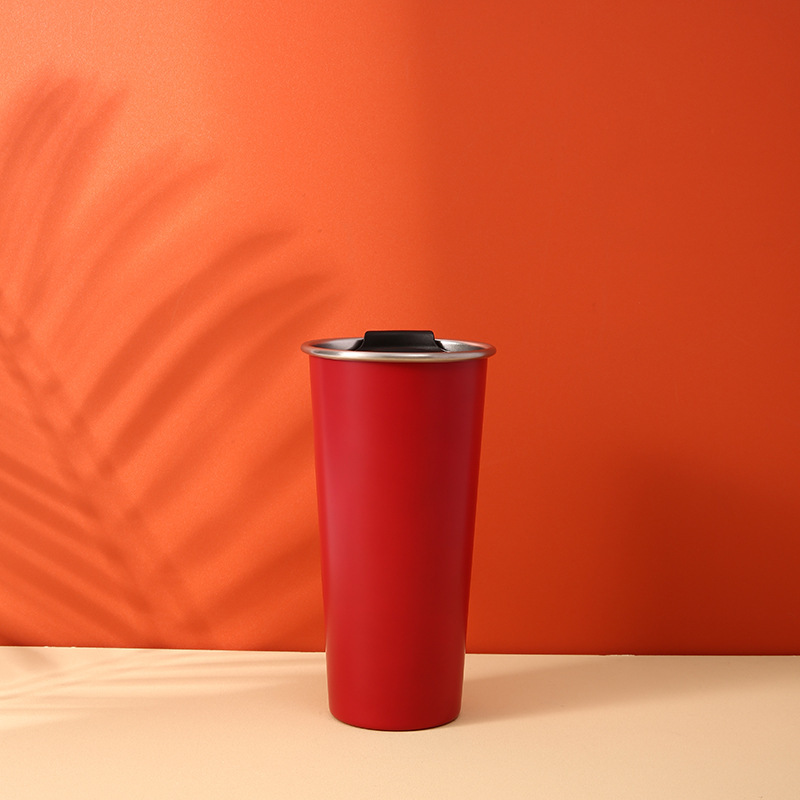 304 taza de café de acero inoxidable taza de coche de doble capa taza de coche creativo taza cónica taza de regalo de publicidad al por mayor