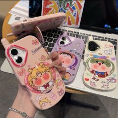 漫画のビッグブラザーの化粧鏡はアップル16の携帯ケースiphone15の保護カバー14のソフトケース13の大衆12を適用します。