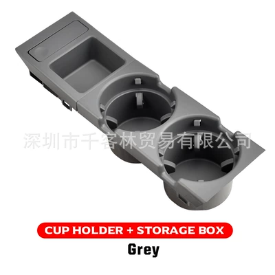 Car cup holder/beverage holder, car water cup holder storage - gray-kit