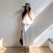 MOXI十三行女装2025夏季新款短款吊带背心女韩系挂脖方领背心上衣