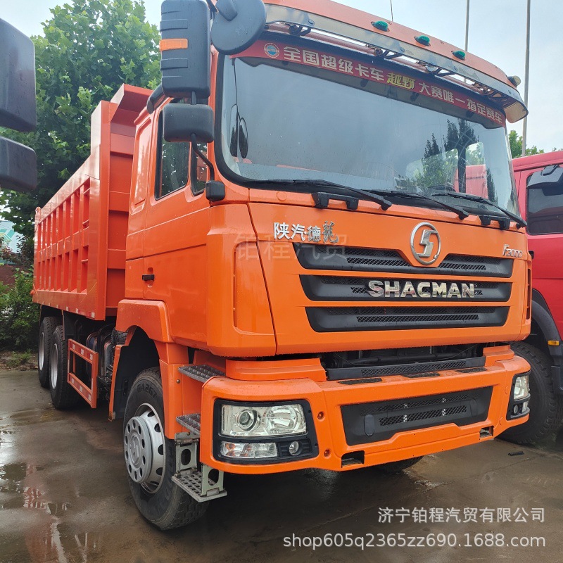 Cross-border export of Shaanqi Delong F3000 dump truck, 6*4 muck transport truck, ore engineering self-unloading truck