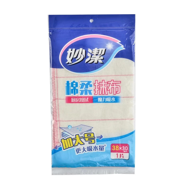 Miaojie 면 소프트 와이프 증가 1 팩 화이트 1 팩