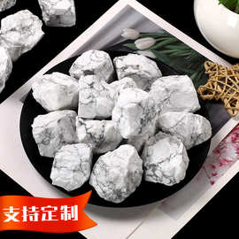 天然白松石水晶原石 水晶原石扩香石香薰石造景装饰水晶石摆饰