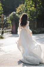 罗马假日晨袍新娘女婚礼夏季高级感长款法式蕾丝睡袍梦幻睡美人仙