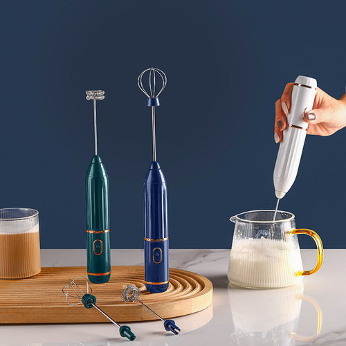 New Electric Handheld Mini Small Wireless Semi-Automatic Cream Whisking Mixer